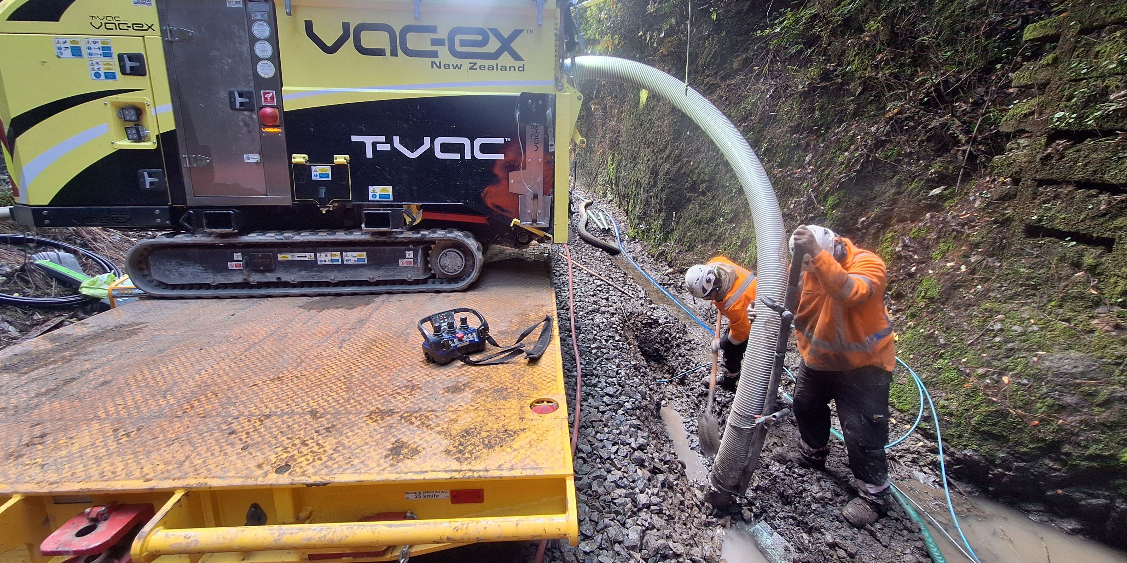 The VAC -EX T-VAC 2 SOLVES RAIL ISSUES